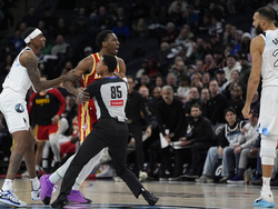 Hawks Timberwolves Basketball