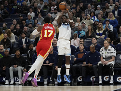 Hawks Timberwolves Basketball