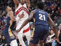 Pelicans Raptors Basketball