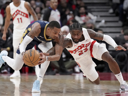 Pelicans Raptors Basketball