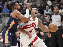 Pelicans Raptors Basketball