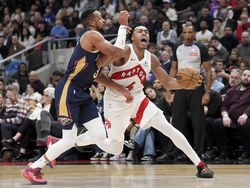 Pelicans Raptors Basketball