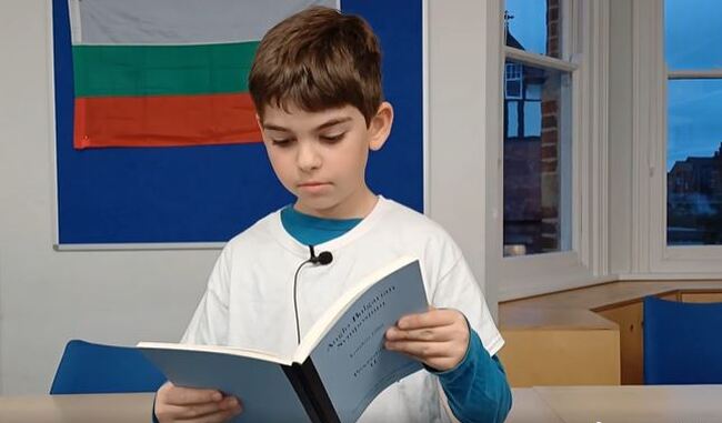 Училище „Слово“ в Оксфорд представи своя филм „Преводът на „Под игото“ на английски език и първият българист в Оксфордския университет“