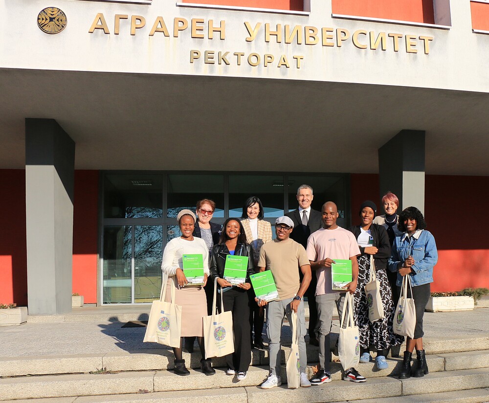 Шестима южноафрикански студенти завършиха обучението си по програма "Еразъм+" в Аграрния университет в Пловдив 