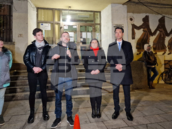 Протест - „Балкантон” - сграда