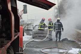 Куклен - пожар на автомобил