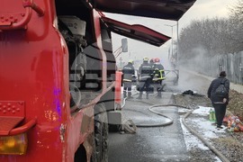 Куклен - пожар на автомобил