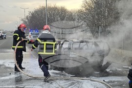 Куклен - пожар на автомобил