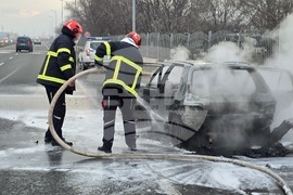 Куклен - пожар на автомобил