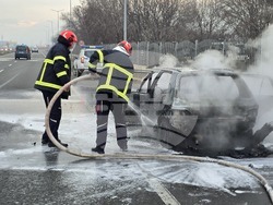 Куклен - пожар на автомобил
