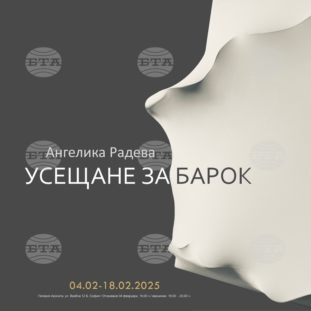 Ангелика Радева създава в изложба „Усещане за Барок“