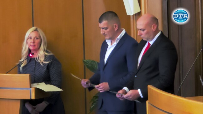 Йордан Тодоров и Иван Кирилов положиха клетва като общински съветници в Столичния общински съвет