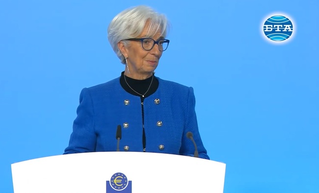 Кристин Лагард в отговор на въпрос на БТА: Процесът на сближаване за присъединяването на България към еврозоната се развива много добре