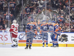 Red Wings Oilers Hockey