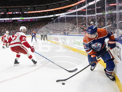 Red Wings Oilers Hockey