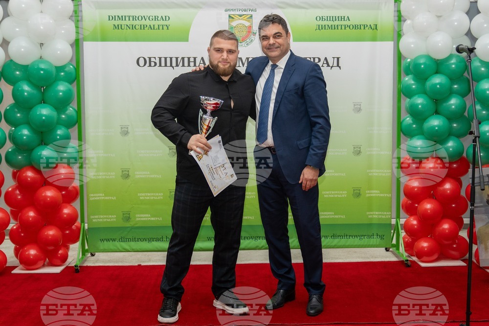 Борецът Георги Иванов е спортист на годината в Димитровград за втори пореден път