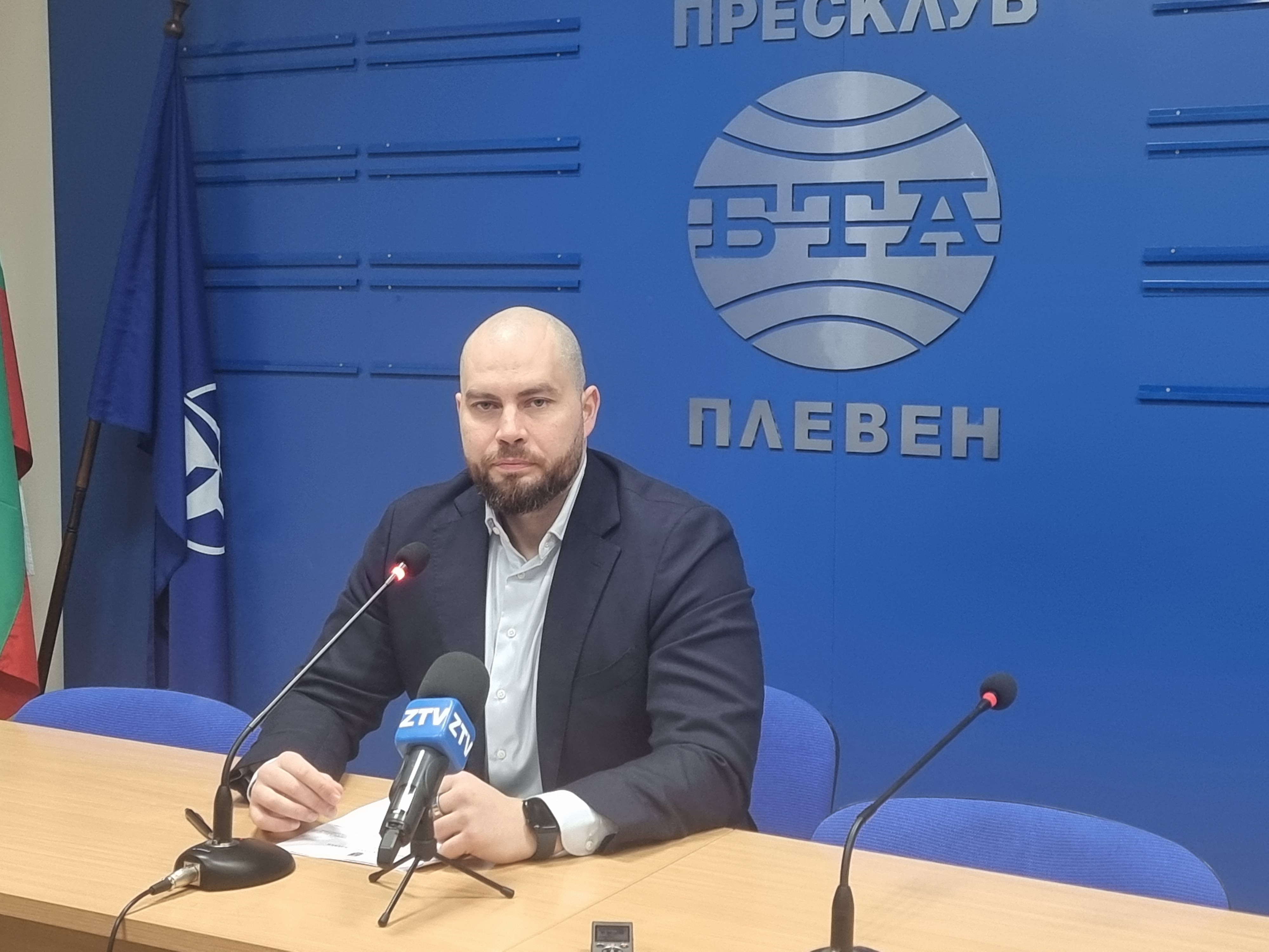 Пресконференция на председателя на Общински съвет - Плевен доц. д-р Иван Малкодански
