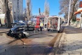 Хасково - катастрофа - пострадал