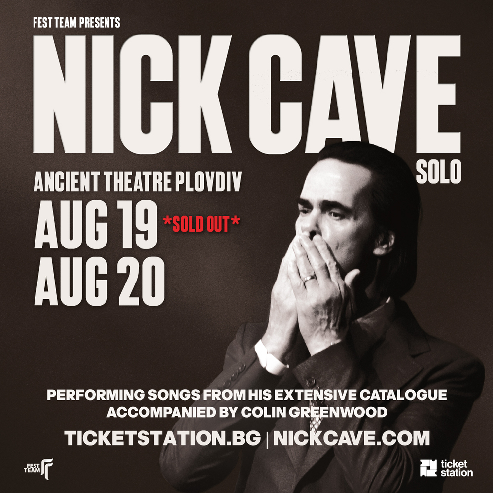 Australian Rock Singer Nick Cave Adds Another Date to His Concert Schedule in Plovdiv