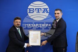 Национален пресклуб на БТА Пазарджик - Община Пазарджик - БТА - договор - подписване