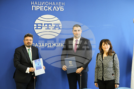 Национален пресклуб на БТА Пазарджик - Община Пазарджик - БТА - договор - подписване