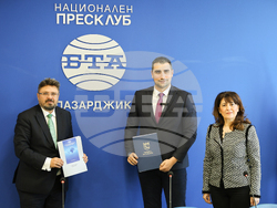 Национален пресклуб на БТА Пазарджик - Община Пазарджик - БТА - договор - подписване