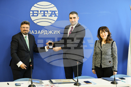 Национален пресклуб на БТА Пазарджик - Община Пазарджик - БТА - договор - подписване