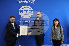 Национален пресклуб на БТА Пазарджик - Община Пазарджик - БТА - договор - подписване