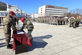 Враца - новопостъпили военнослужещи - тържествена клетва