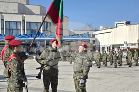 Враца - новопостъпили военнослужещи - тържествена клетва
