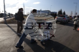 Летище - таксиметрови шофьори - протест