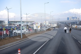 Летище - таксиметрови шофьори - протест