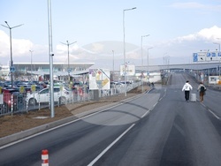 Летище - таксиметрови шофьори - протест