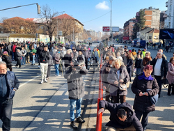 Република Северна Македония - граждани - протест