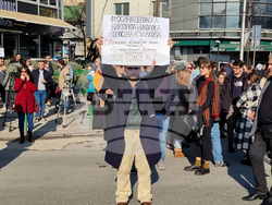 Република Северна Македония - граждани - протест