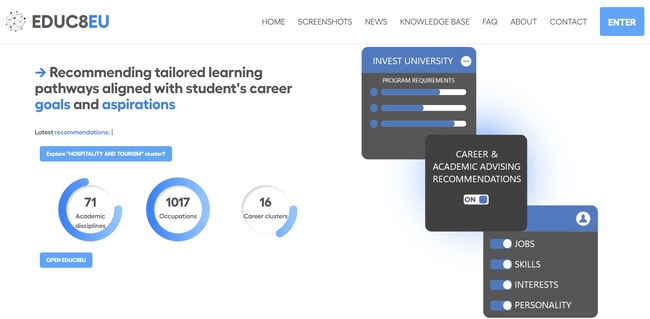 Висше училище по агробизнес и развитие на регионите представя Академичния съветник EDUC8EU 