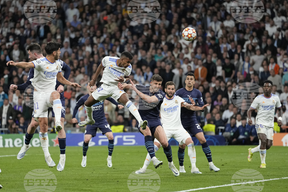 Soccer Champions League Real Madrid vs Manchester City