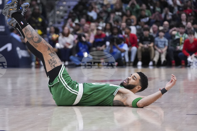 Кош на Джейсън Тейтъм в последната секунда донесе успех на Бостън Селтикс над Ню Орлиънс Пеликанс в НБА