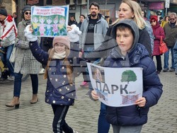 Варна - Морска градина - протест