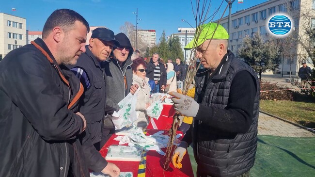 Стотици жители на Търговище занесоха в домовете си фиданки от кампанията на Гората.бг