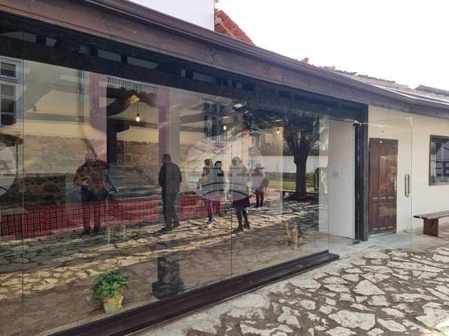 Част от преобразеното пространство в къщата музей на Майстора в с. Шишковци, беше представена днес