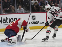 Blackhawks Panthers Hockey