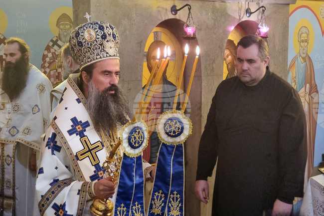 Земен - патриарх Даниил - света литургия