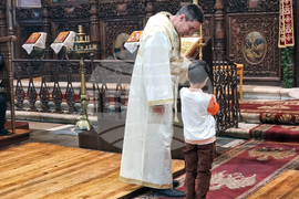 Ямбол - храм „Св. Георги Победоносец” - света литургия за празника Сретение Господне