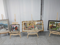 Национален пресклуб на БТА Анкара - гоблени - изложба 