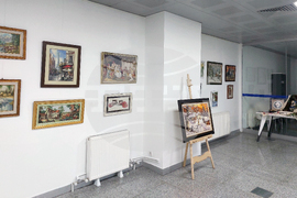 Национален пресклуб на БТА Анкара - гоблени - изложба 