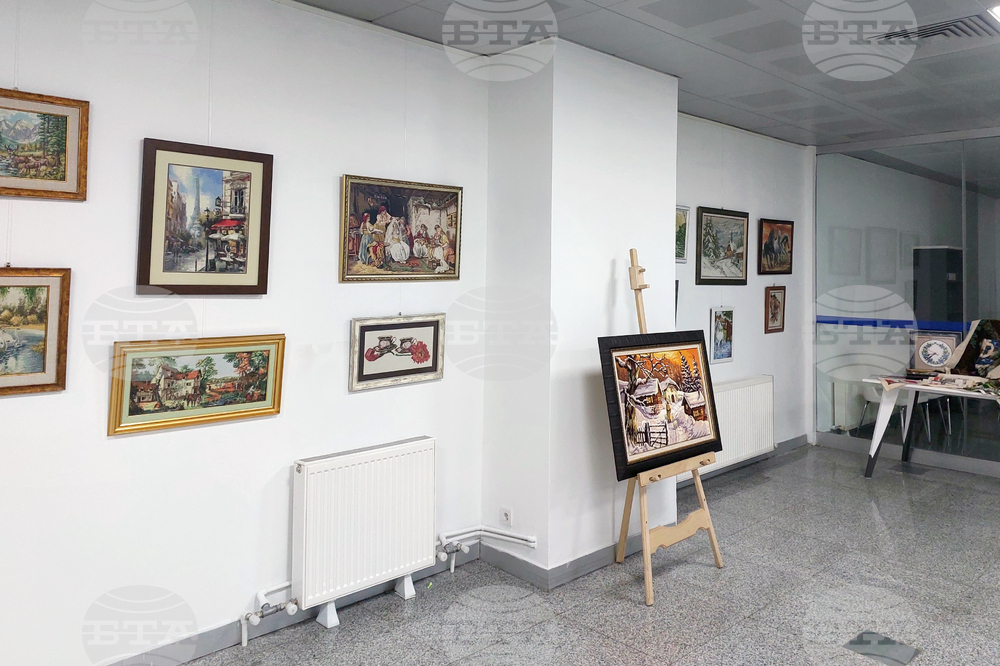 Национален пресклуб на БТА Анкара - гоблени - изложба