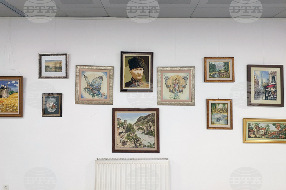 Национален пресклуб на БТА Анкара - гоблени - изложба