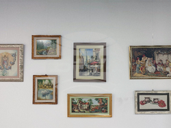 Национален пресклуб на БТА Анкара - гоблени - изложба 