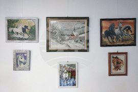 Национален пресклуб на БТА Анкара - гоблени - изложба 